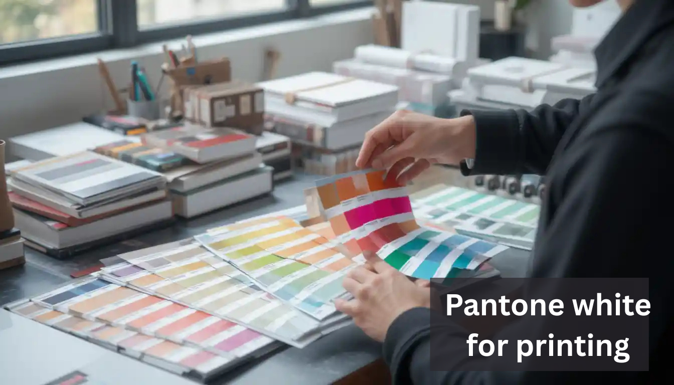 pantone white for printing