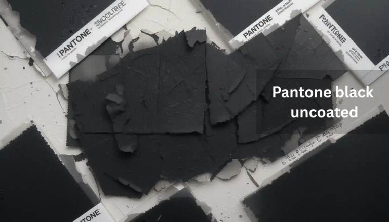 pantone black uncoated