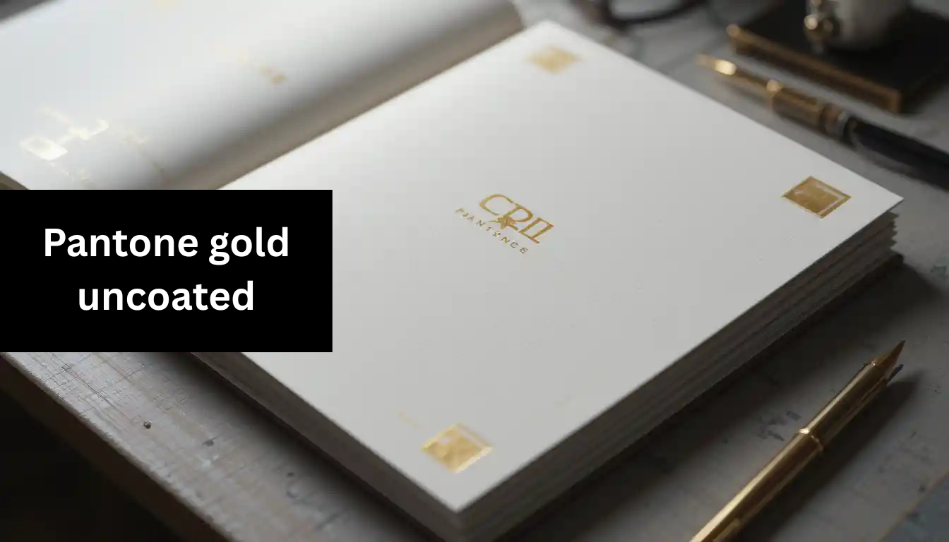 pantone gold uncoated