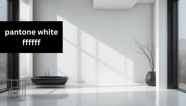 pantone white ffffff