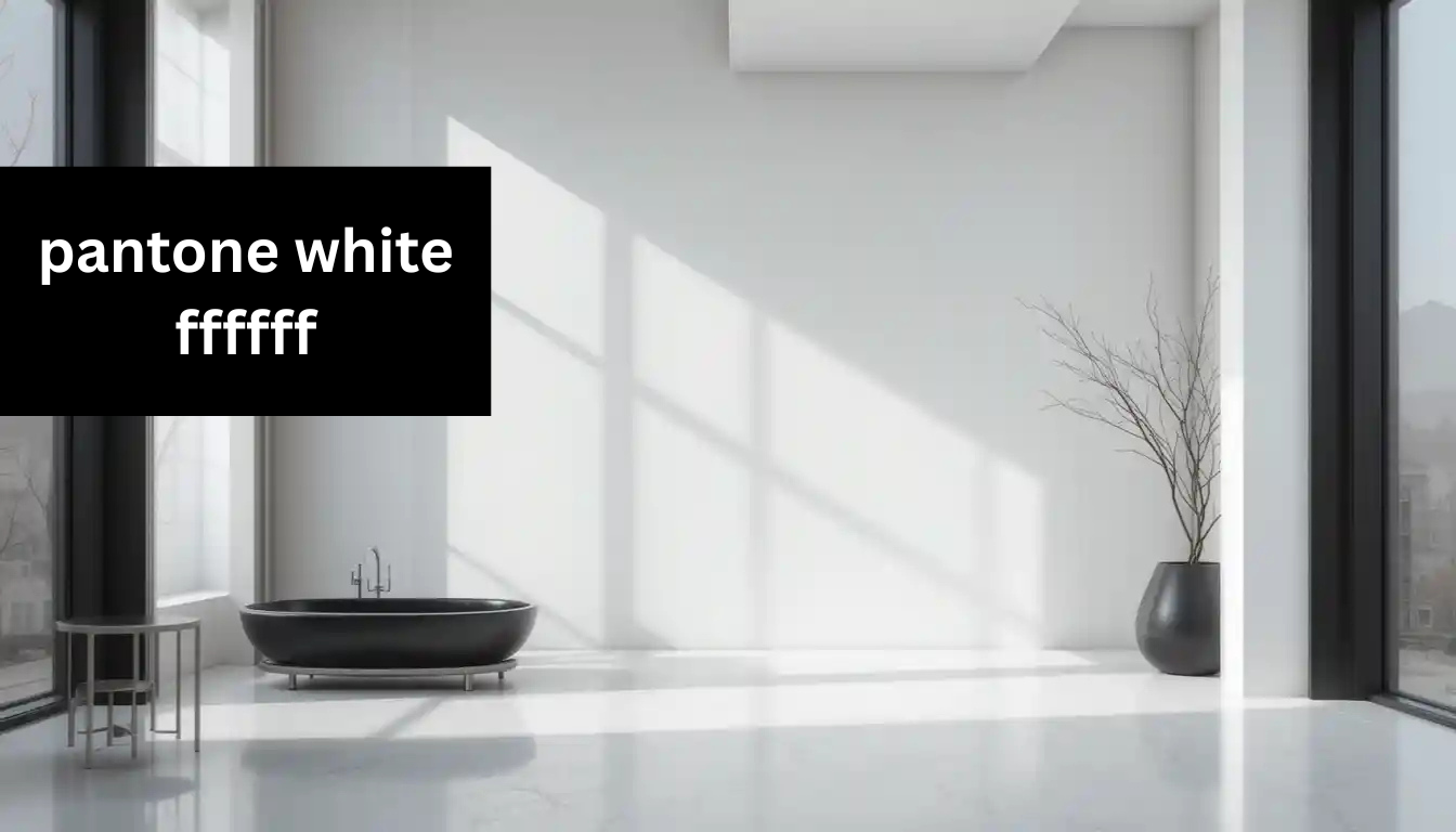 pantone white ffffff