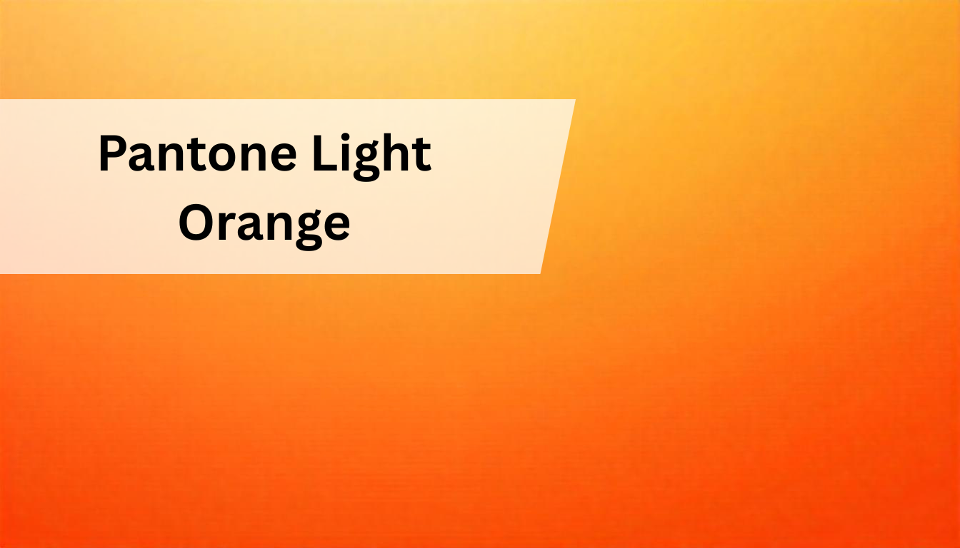 Pantone Light Orange: Vibrant Color Trends and Uses in India