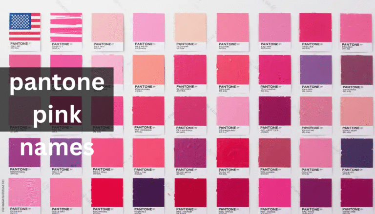 pantone pink names